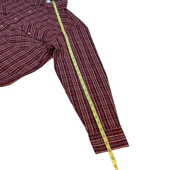 Crazy Cowboy Men's Long Sleeve Button Down Western Shirt Plaid Size XL - Picture 4 of 12